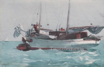 ウェットプロビジョンを引き受ける リアリズム海洋画家ウィンスロー・ホーマー Oil Paintings